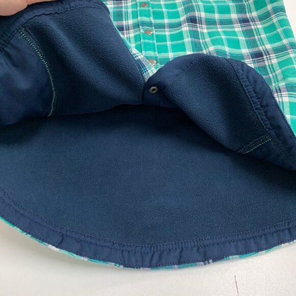 Orvis Shacket Womens S Small Cypress Plaid Long Sleeve Snap Button Fleece Lined - Picture 10 of 14